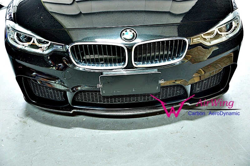 BMW F32 M TECH K style carbon front lip spoiler 2